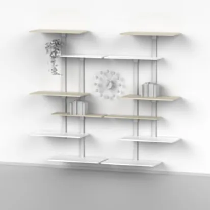 Pecasa Wohnen 2390 x 2200 Holzwerkstoff/Metall