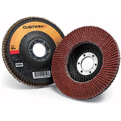 Fächerschleifscheibe, 3M - CUBITRON II, gekröpft