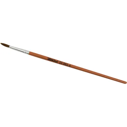 HOLA Schüler-Aquarellpinsel, Synthetikhaar, braun