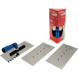 Kellenblätter Set 3-teilig, mit Softgriff, 280 x 130 mm