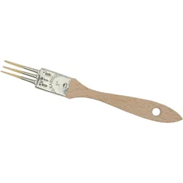 Zackenpinsel, extraweisse Borsten, Breite 1", 3 Zacken