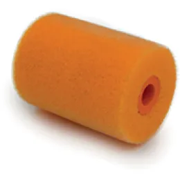 HOLA Velvet beflockt HK-Walzen, orange, beflockt, Ø 14 mm, Breite 5 cm
