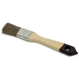 Lackierpinsel, Kunstfasern, 6. Stärke, Breite 25 mm, grau-braun