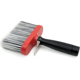 Streichbürste, Nylon-Mischung, oval, 135 x 40 mm, grau